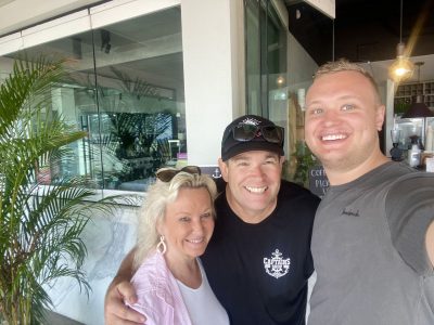 Debbie, Gus and Chris